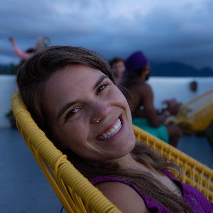 Portrait of Riley Montoya, group coordinator and fusion cooking expert